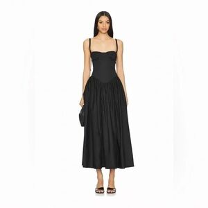 Ronny Kobo Collection Black Midi Dress